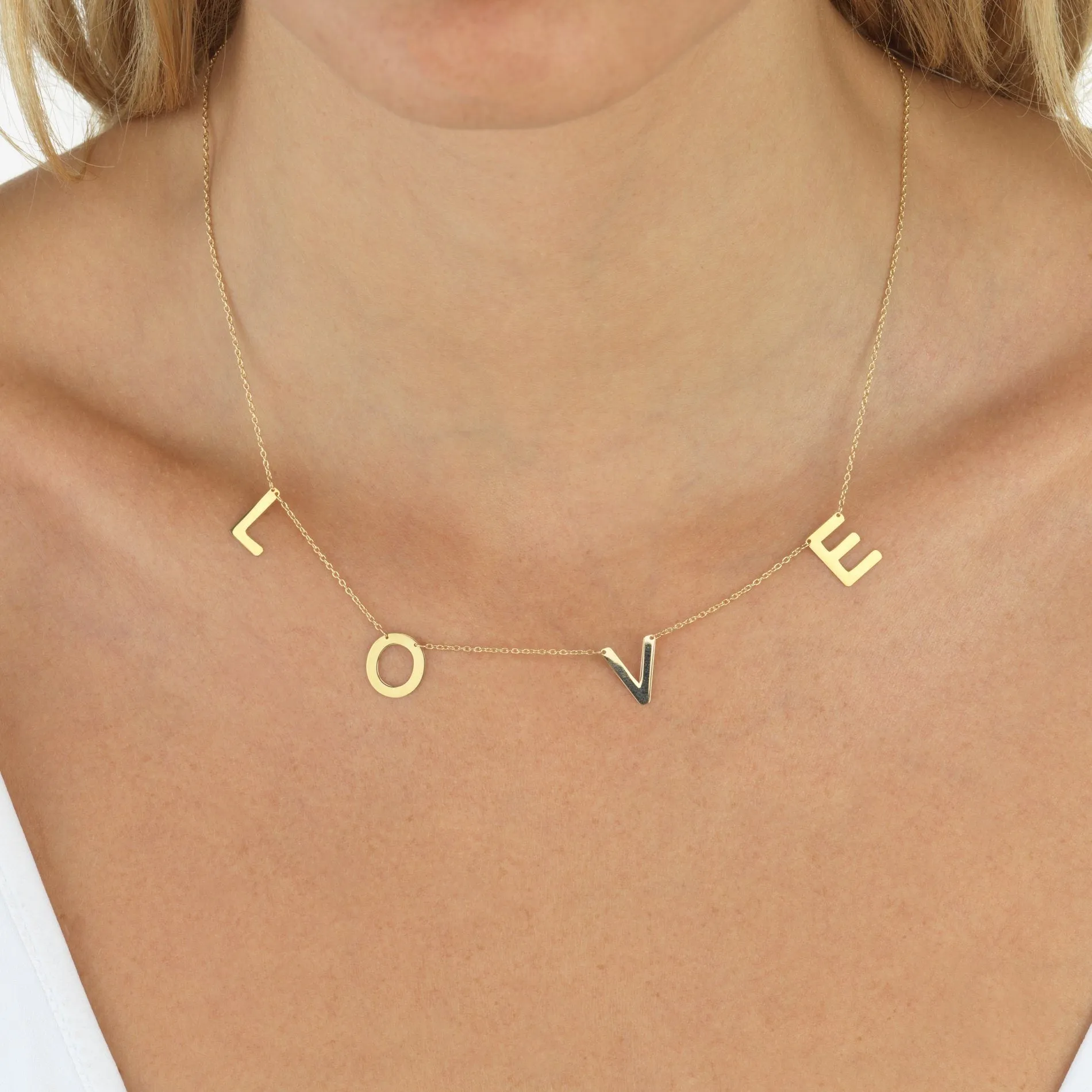 LOVE Necklace 14K