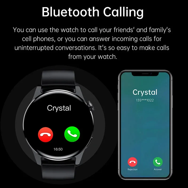 Luxury Smartwatch Men GPS Tracker Fitness Hour Clock Waterproof Sports Wrist Intelligentes Smart Watches for Women Xiaomi 2023
