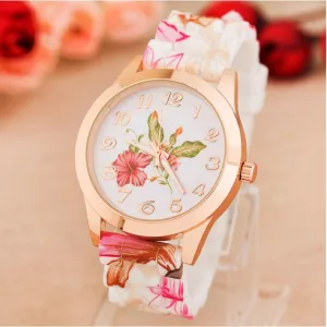 Luxury Watches Chinese Style Retro Women Girl Watch Silicone