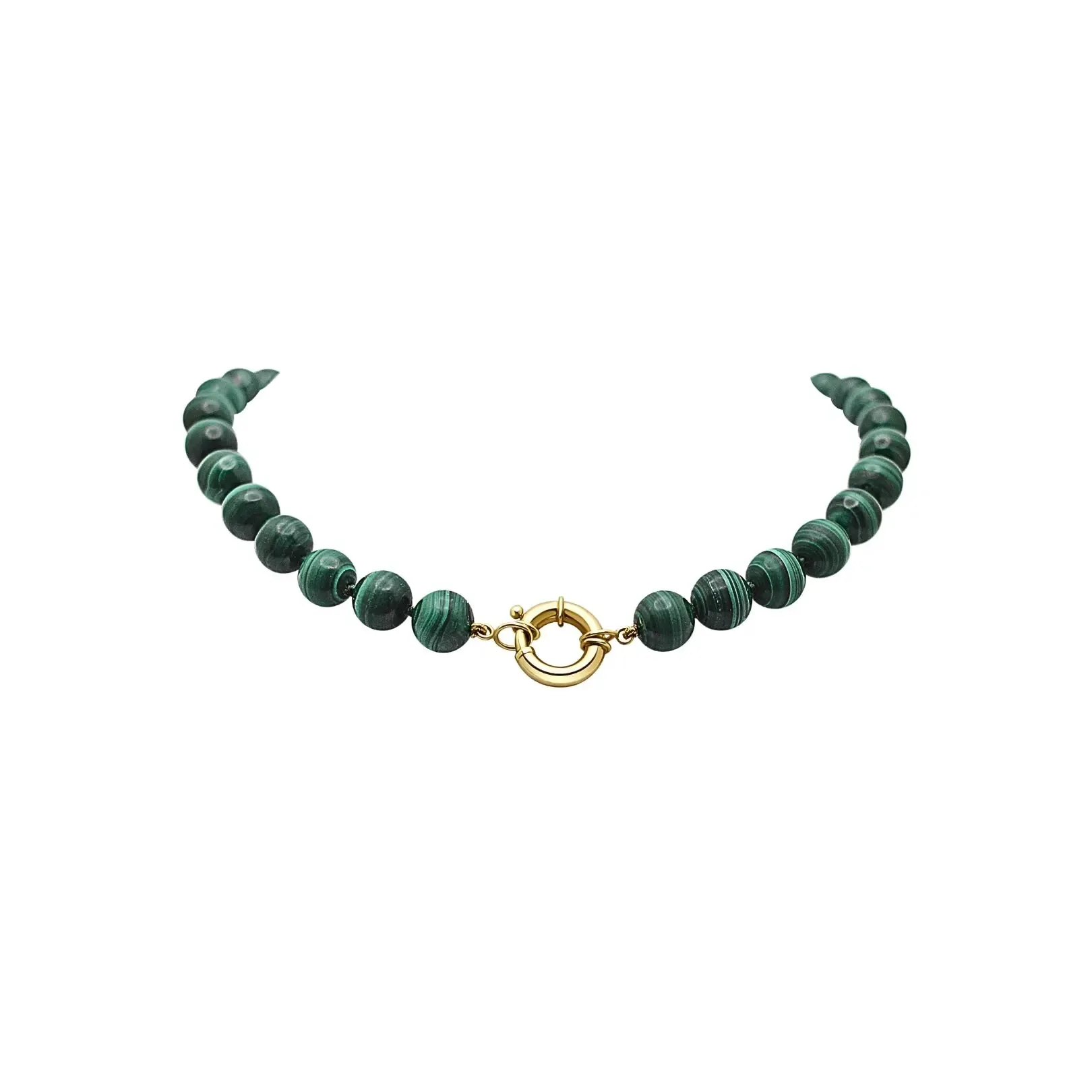 Malachite Bead Necklace