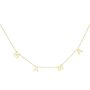 Mama Letter Necklace