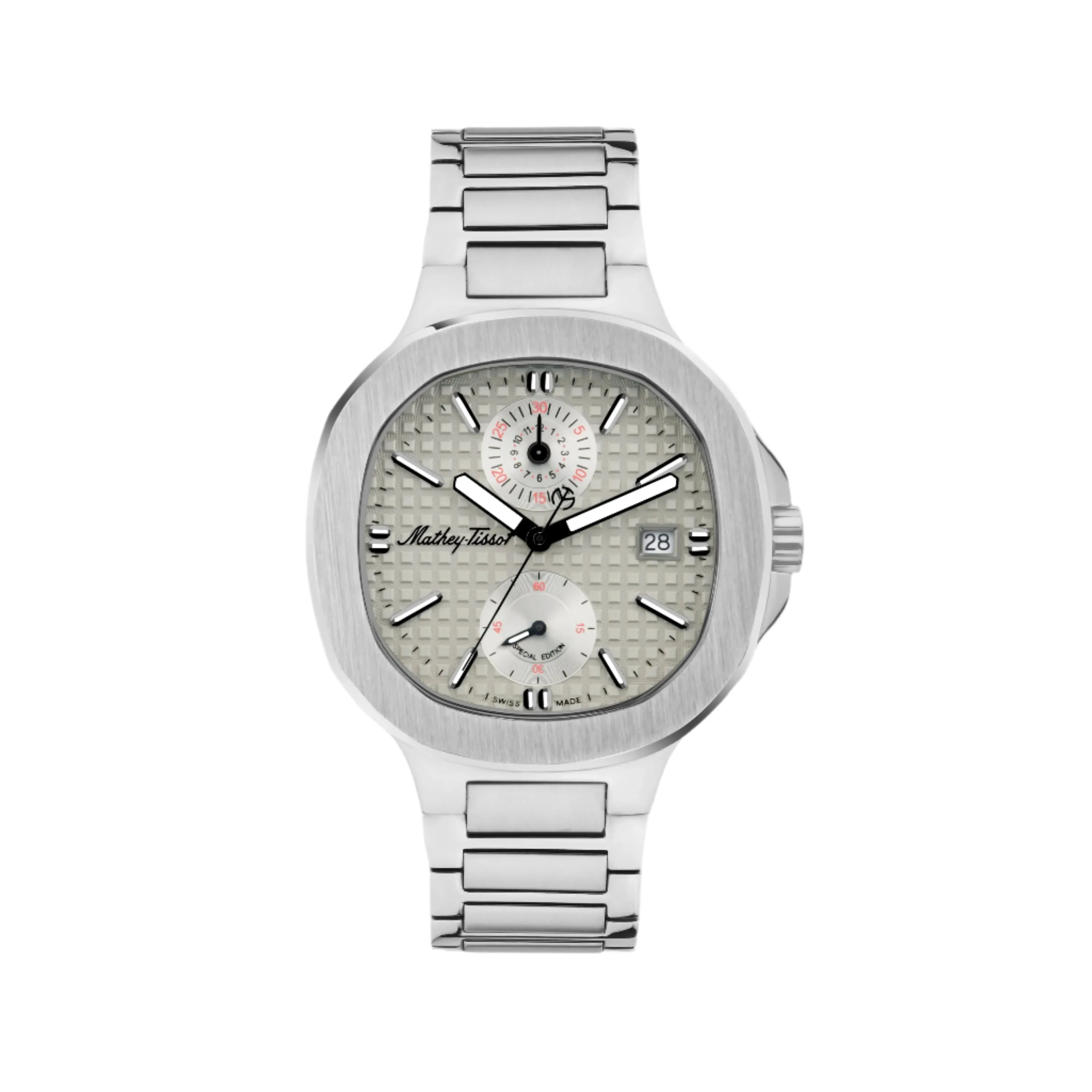 Mathey-Tissot Swiss Made Evasion Chronograph Quartz Silver Dial Gents Watch -  H152CHAS