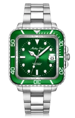 Mathey-Tissot Swiss Made Green Dial Analog  Watch For Men -  H902QAV