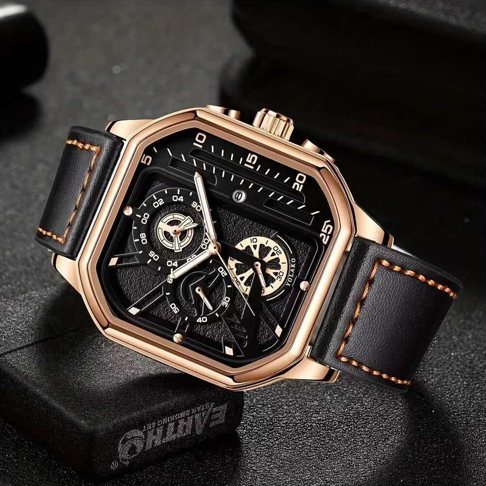 Mecha Style Sporty Mens Watch