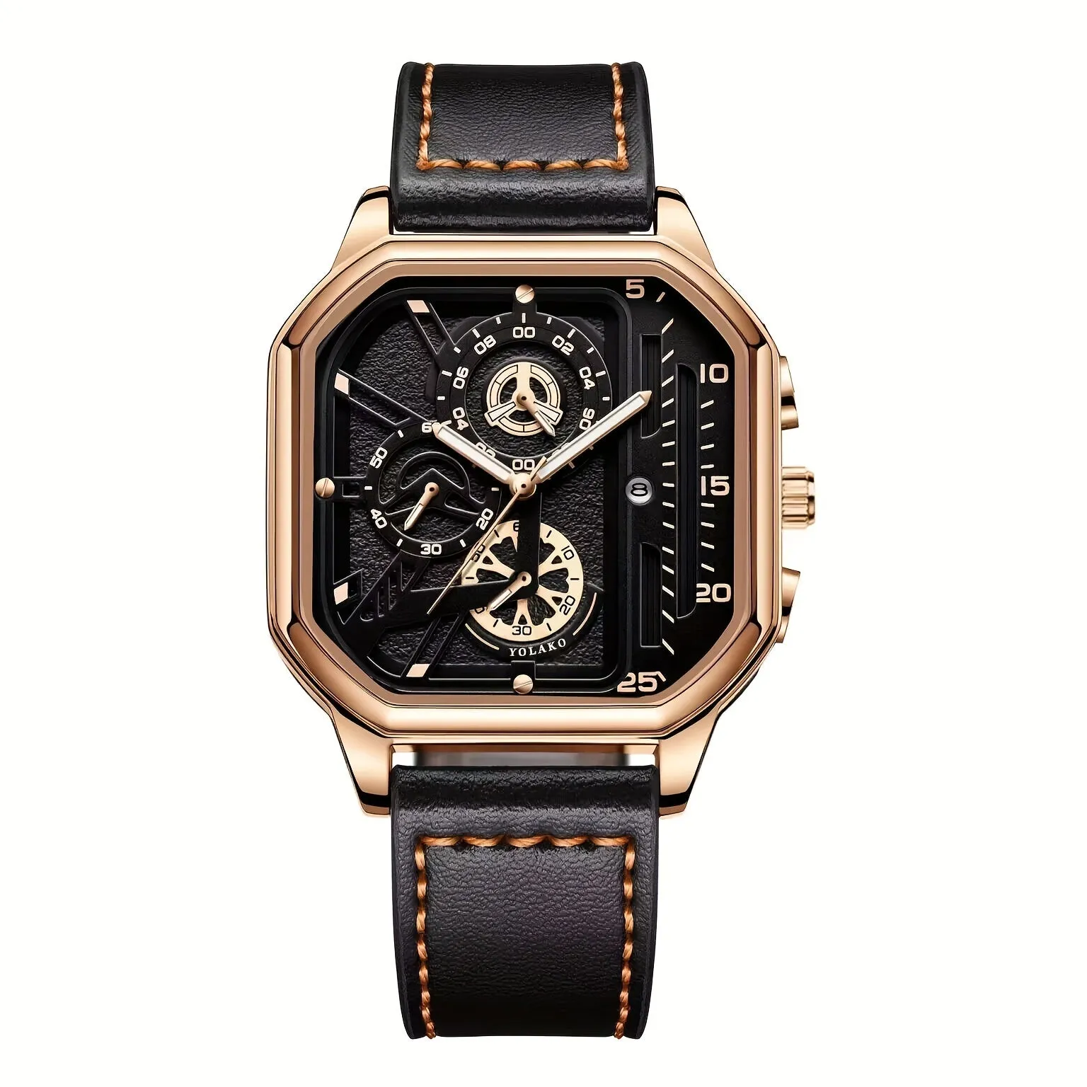 Mecha Style Sporty Mens Watch