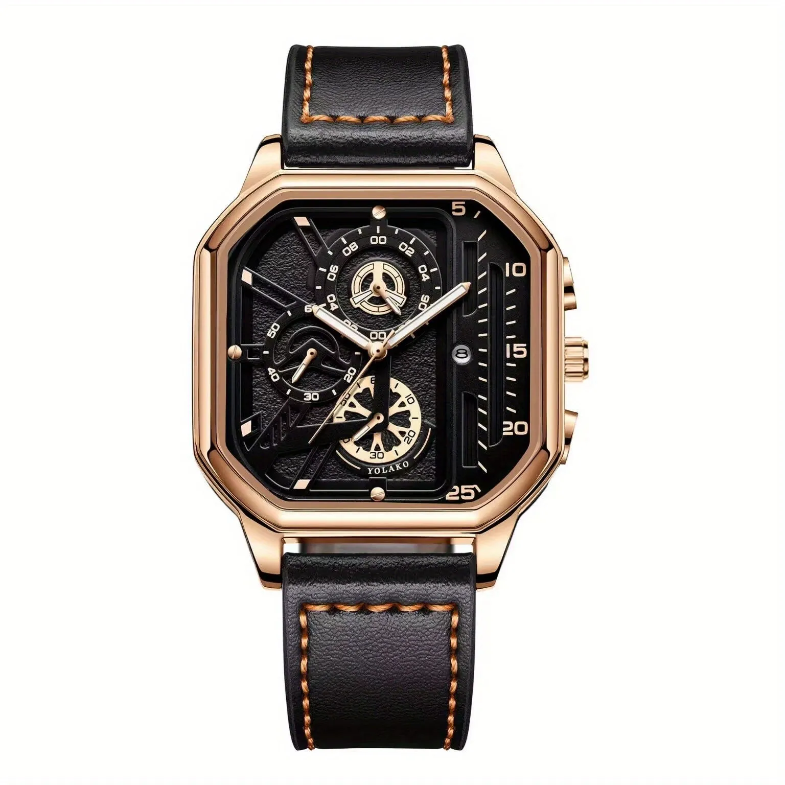 Mecha Style Sporty Mens Watch
