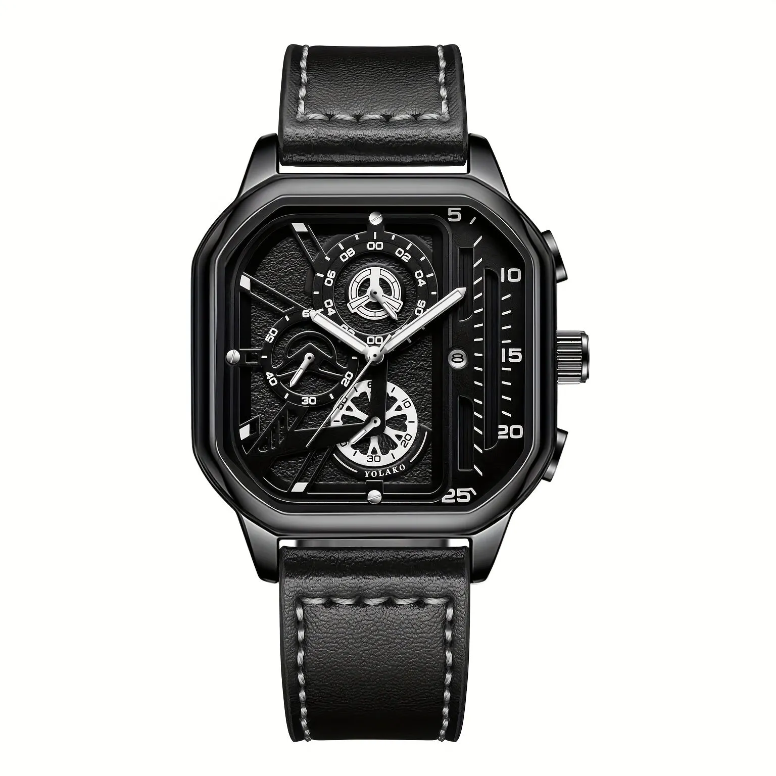Mecha Style Sporty Mens Watch