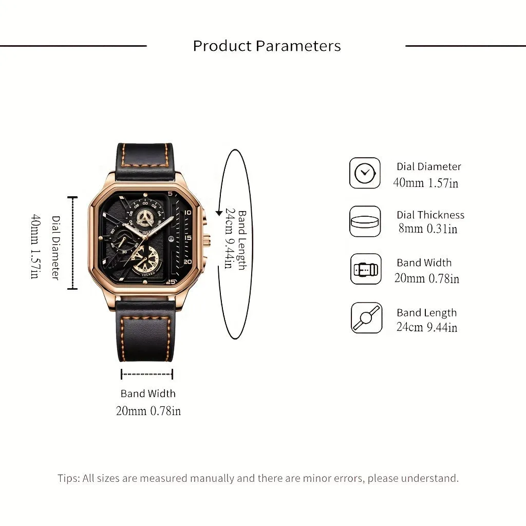 Mecha Style Sporty Mens Watch