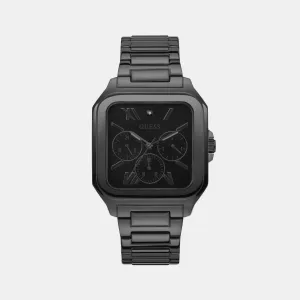 Men Black Chronograph Stainless Steel Watch GW0631G2