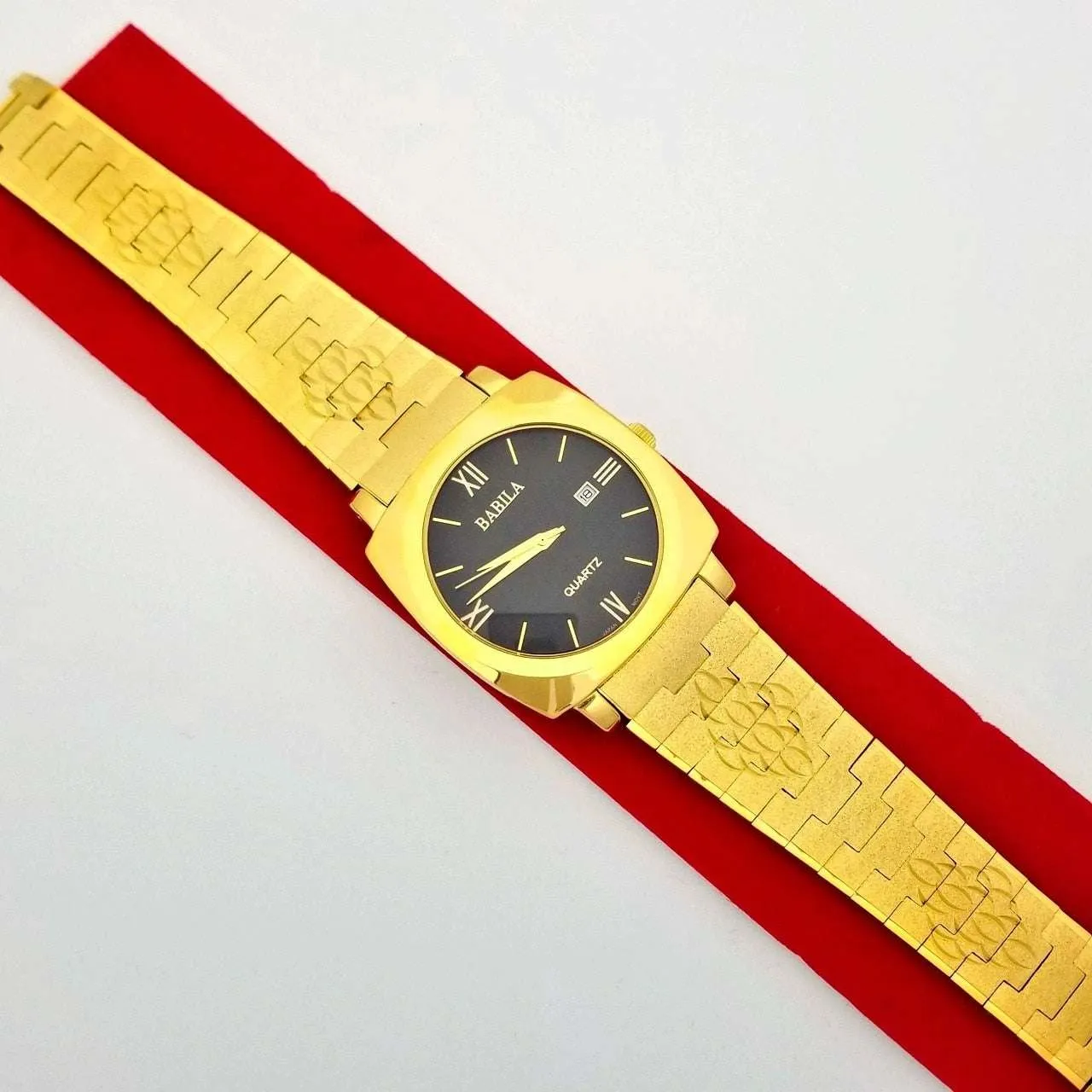 Men Women 18k Gold Quartz Watches No Fading Electroplating Watch