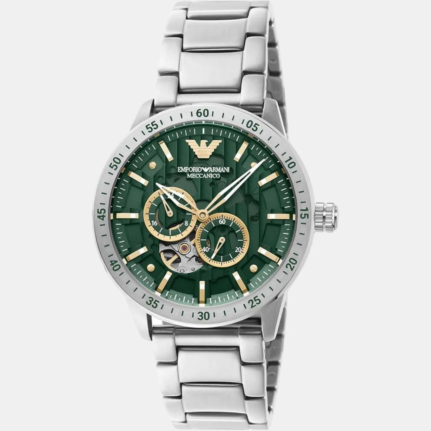 Men's Green Stainless Steel Automatic Chronograph Watch AR60053