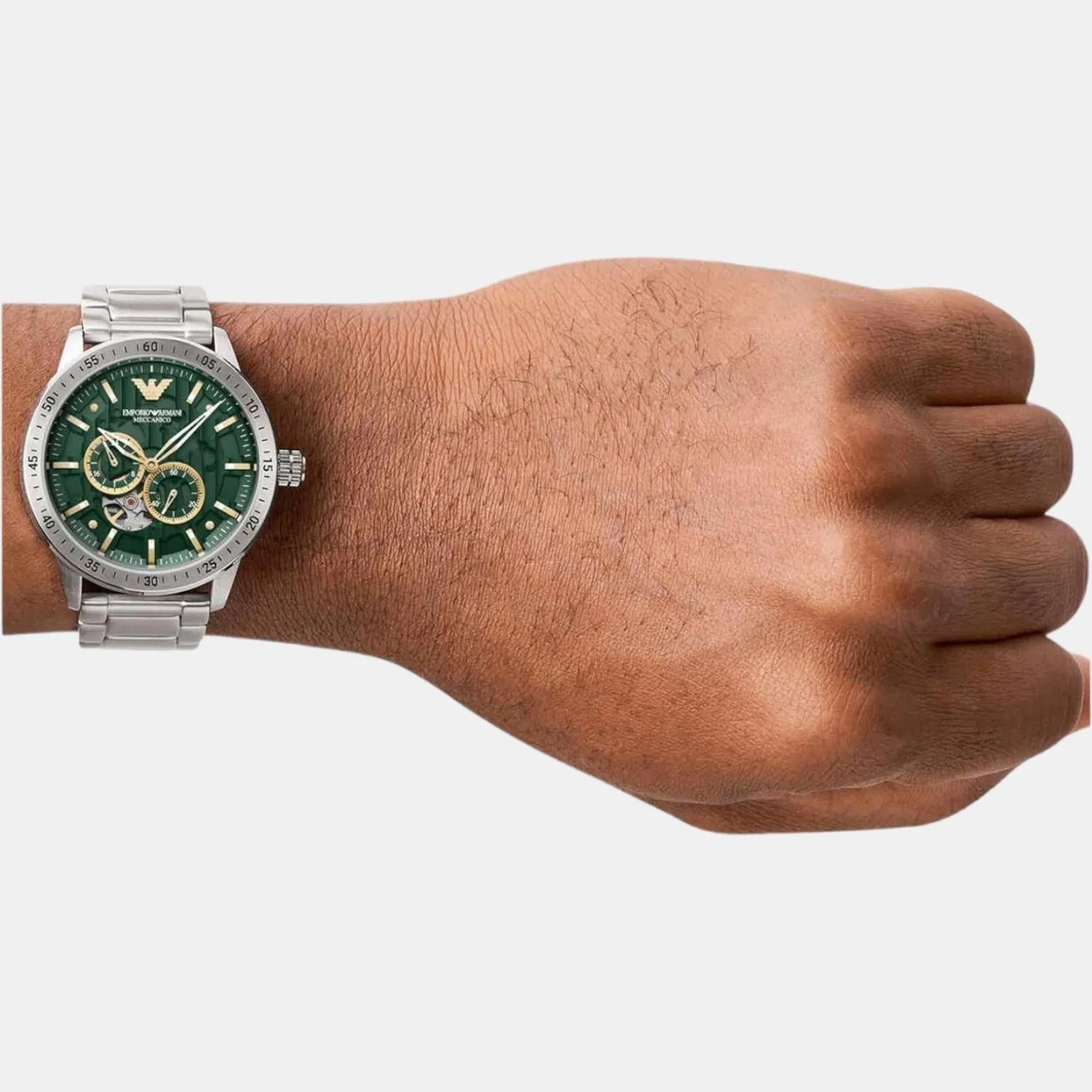 Men's Green Stainless Steel Automatic Chronograph Watch AR60053
