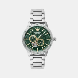 Men's Green Stainless Steel Automatic Chronograph Watch AR60053