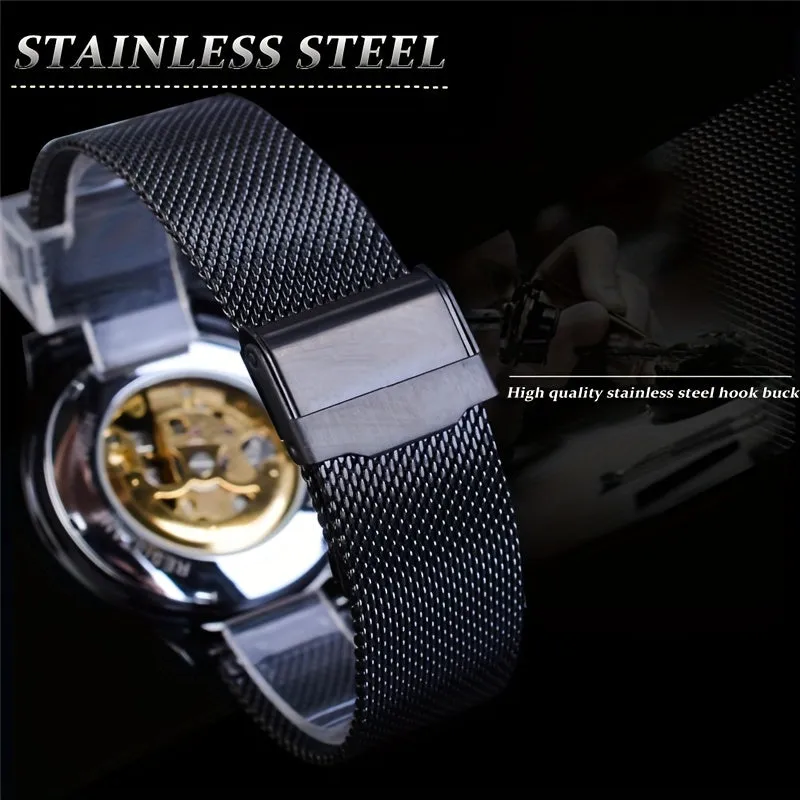 Mens Stylish Waterproof Mechanical Watch