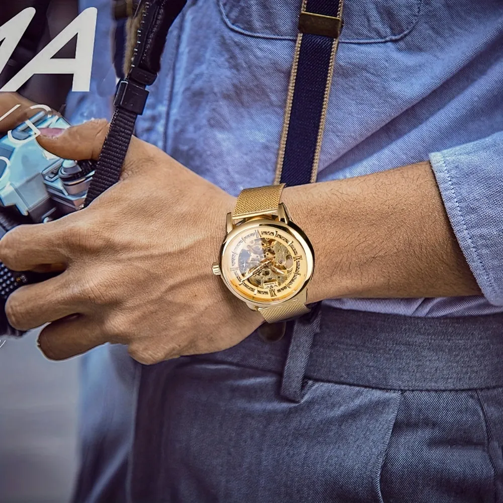 Mens Stylish Waterproof Mechanical Watch