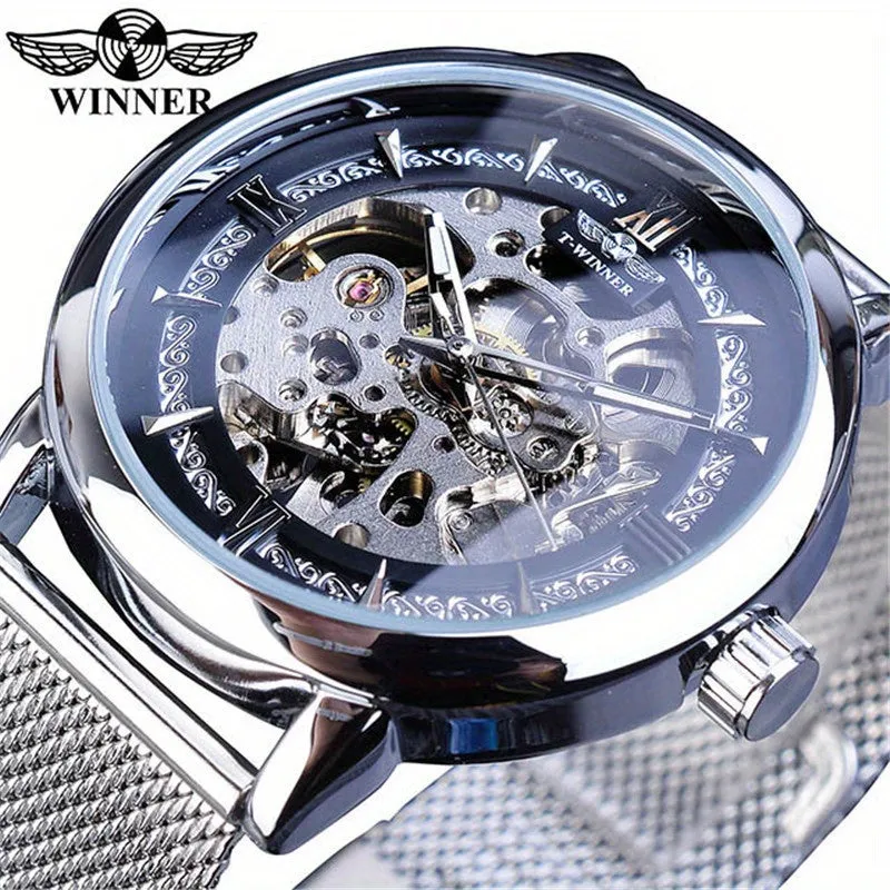 Mens Stylish Waterproof Mechanical Watch
