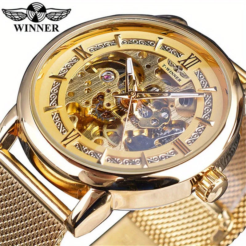 Mens Stylish Waterproof Mechanical Watch