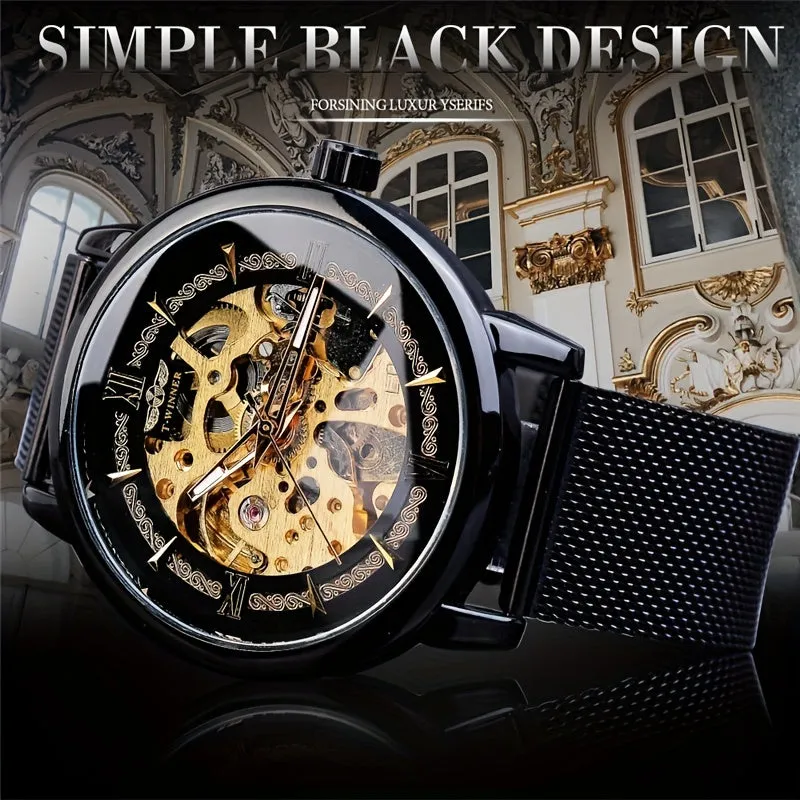 Mens Stylish Waterproof Mechanical Watch