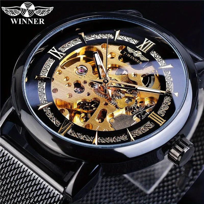Mens Stylish Waterproof Mechanical Watch
