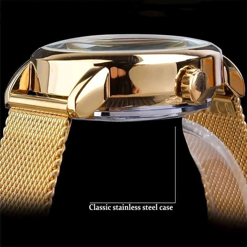 Mens Stylish Waterproof Mechanical Watch