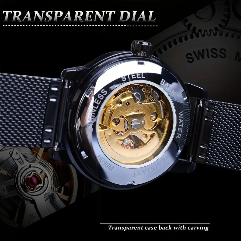 Mens Stylish Waterproof Mechanical Watch