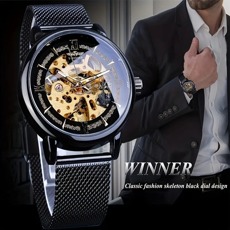 Mens Stylish Waterproof Mechanical Watch