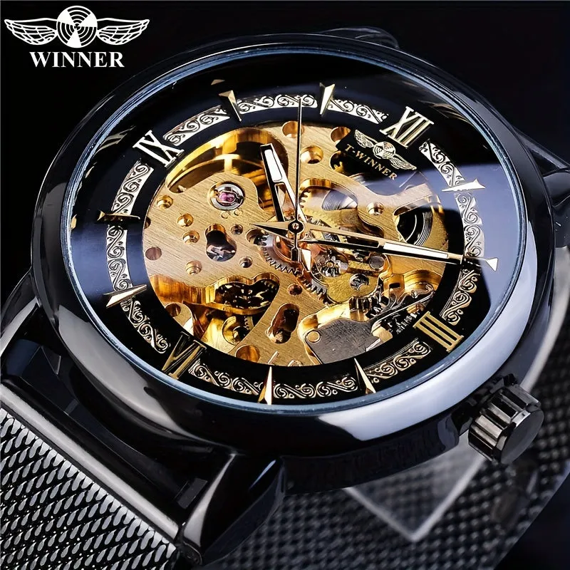 Mens Stylish Waterproof Mechanical Watch