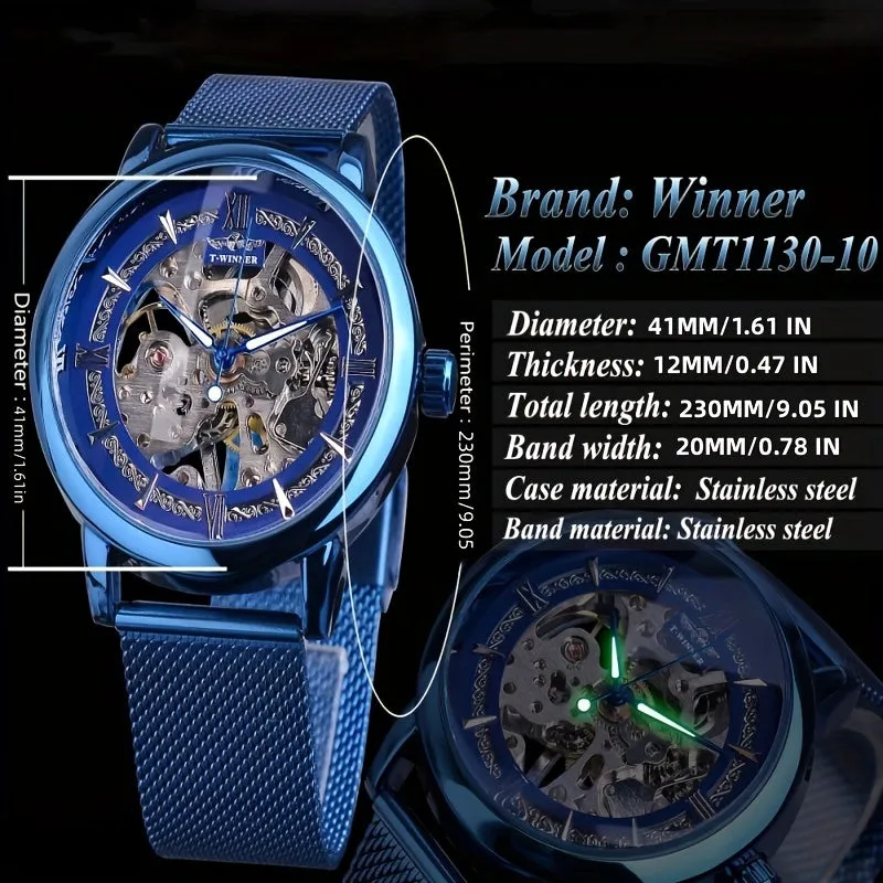 Mens Stylish Waterproof Mechanical Watch