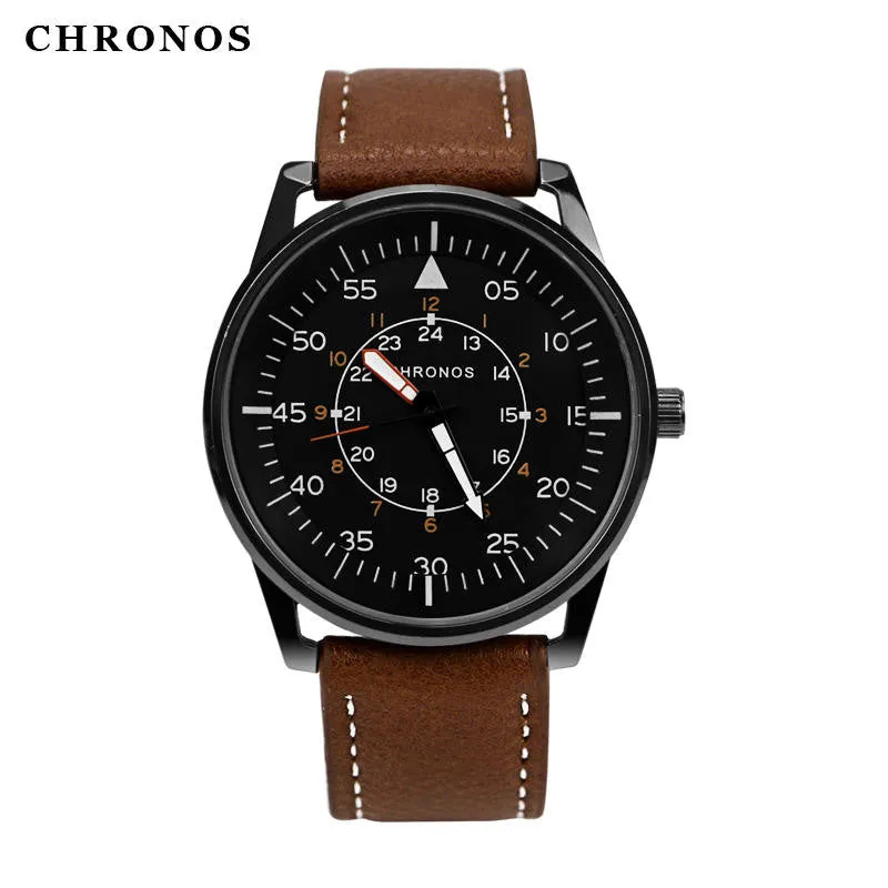 Mens Watches Top Brand Luxury Sport Watch Men Watch Leather Men's Watch