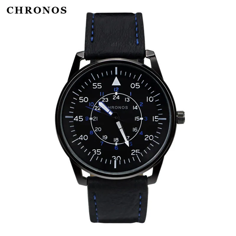 Mens Watches Top Brand Luxury Sport Watch Men Watch Leather Men's Watch