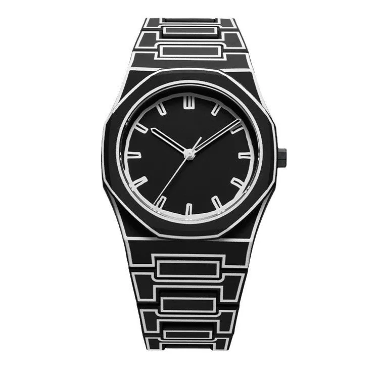 Men's Waterproof Quartz Watch - Senior Sense Style, Durable Plastic Design, Popular in Southeast Asia & Middle East