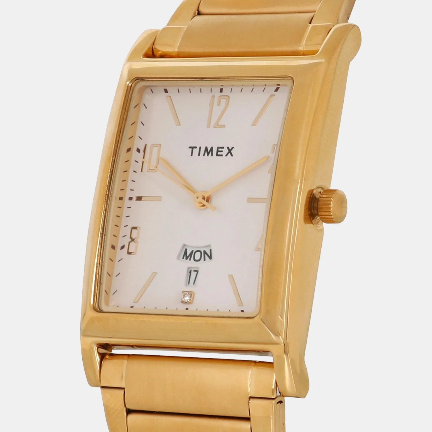 Men's White Analog Stainless Steel Watch TW000L517