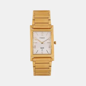 Men's White Analog Stainless Steel Watch TW000L517