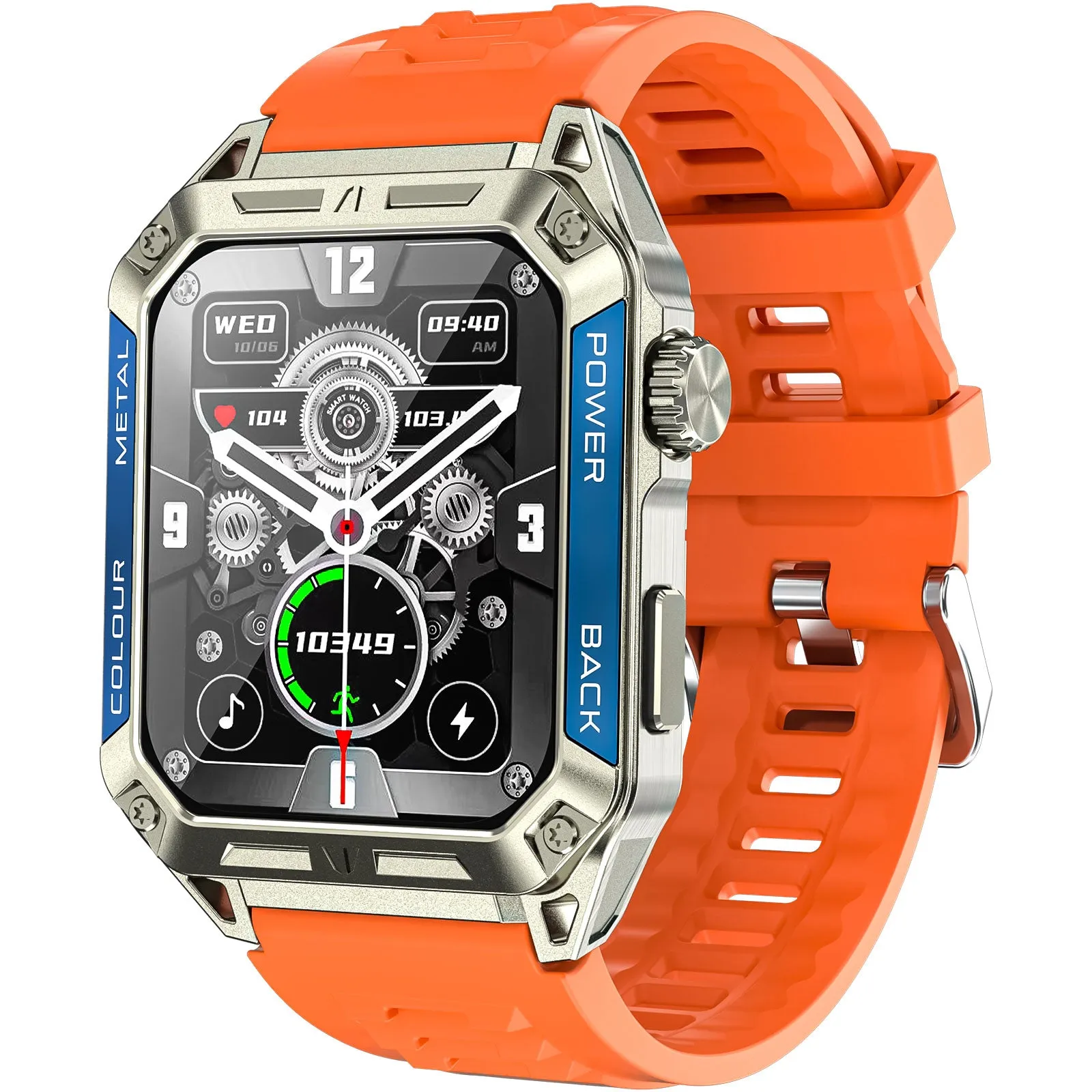 Military Smart Watch for Men 1.91'' Big Screen (Make/Answer Call) Rugged Fitness Tracker 100  Sports Modes Activity Tracker with Heart Rate SpO2 Sleep Monitor Tactical Smartwatch for iPhone Android