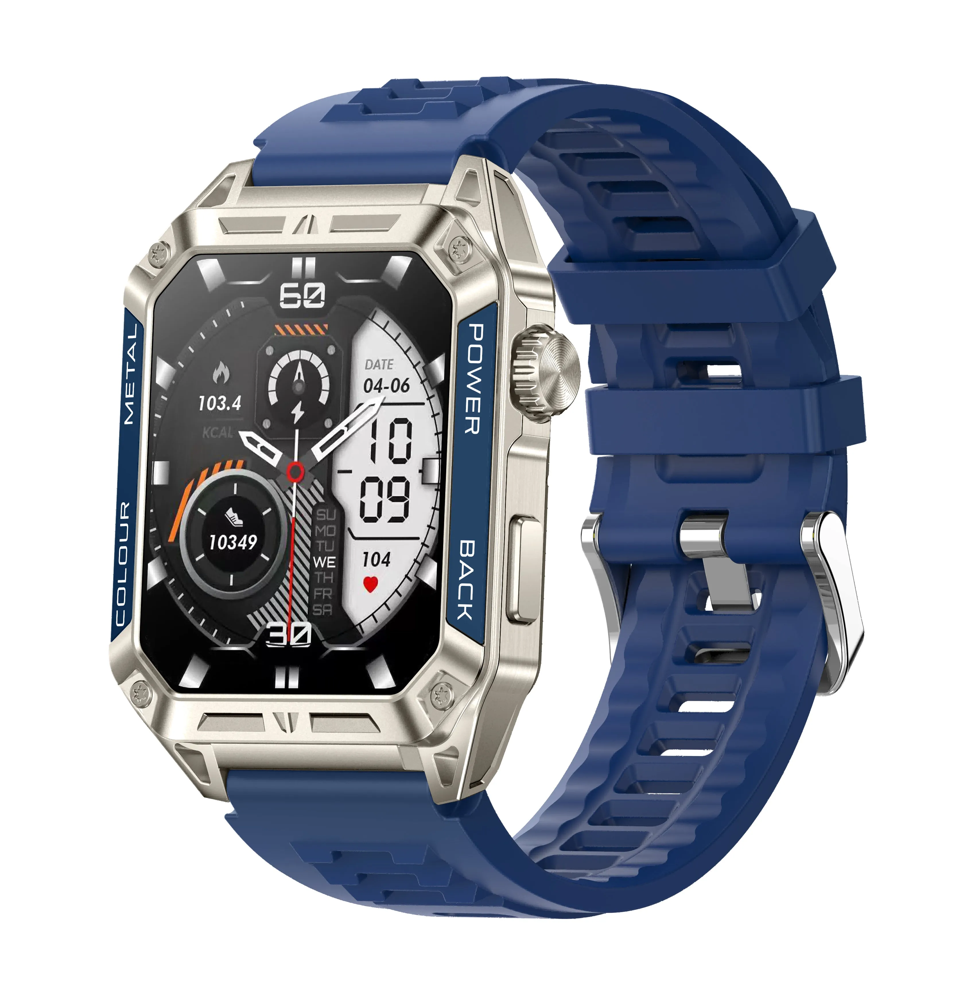 Military Smart Watch for Men 1.91'' Big Screen (Make/Answer Call) Rugged Fitness Tracker 100  Sports Modes Activity Tracker with Heart Rate SpO2 Sleep Monitor Tactical Smartwatch for iPhone Android