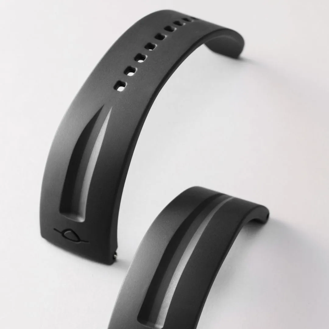 MING FKM Rubber Strap 22mm - Various Colors (In-stock - Ships Now)