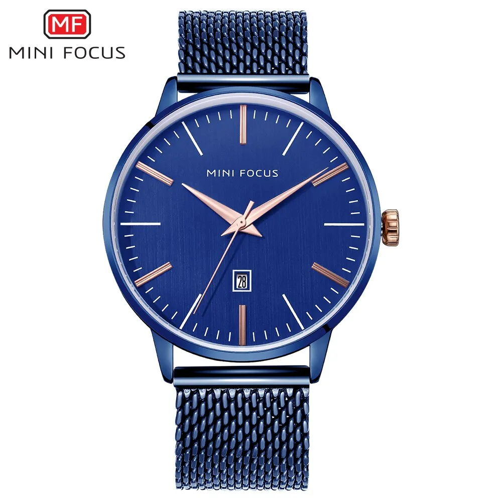 MINI FOCUS Men&#39;s Watch Casual Fashion Sports Men Quartz Watches Multifunction Chronograph Wristwatches Relogio Masculino