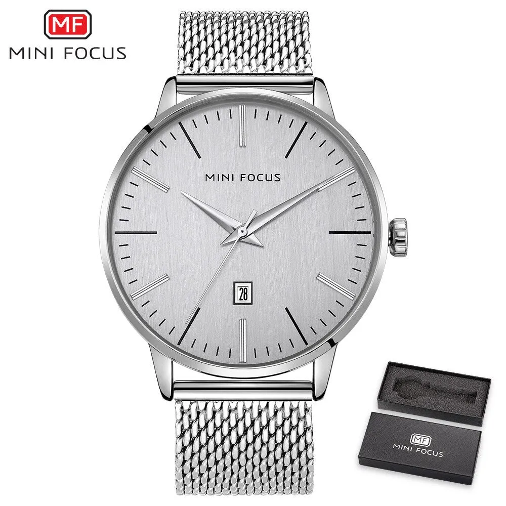 MINI FOCUS Men&#39;s Watch Casual Fashion Sports Men Quartz Watches Multifunction Chronograph Wristwatches Relogio Masculino