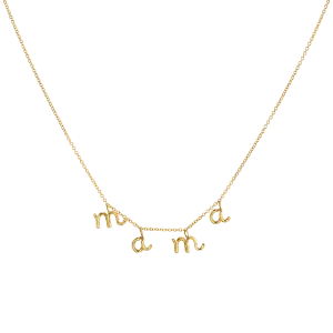 Mini Letter Mama Necklace