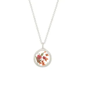 Mini Silver Wildflowers Necklace