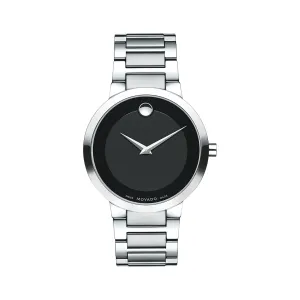 Movado Men's Watch Silver Case Quartz