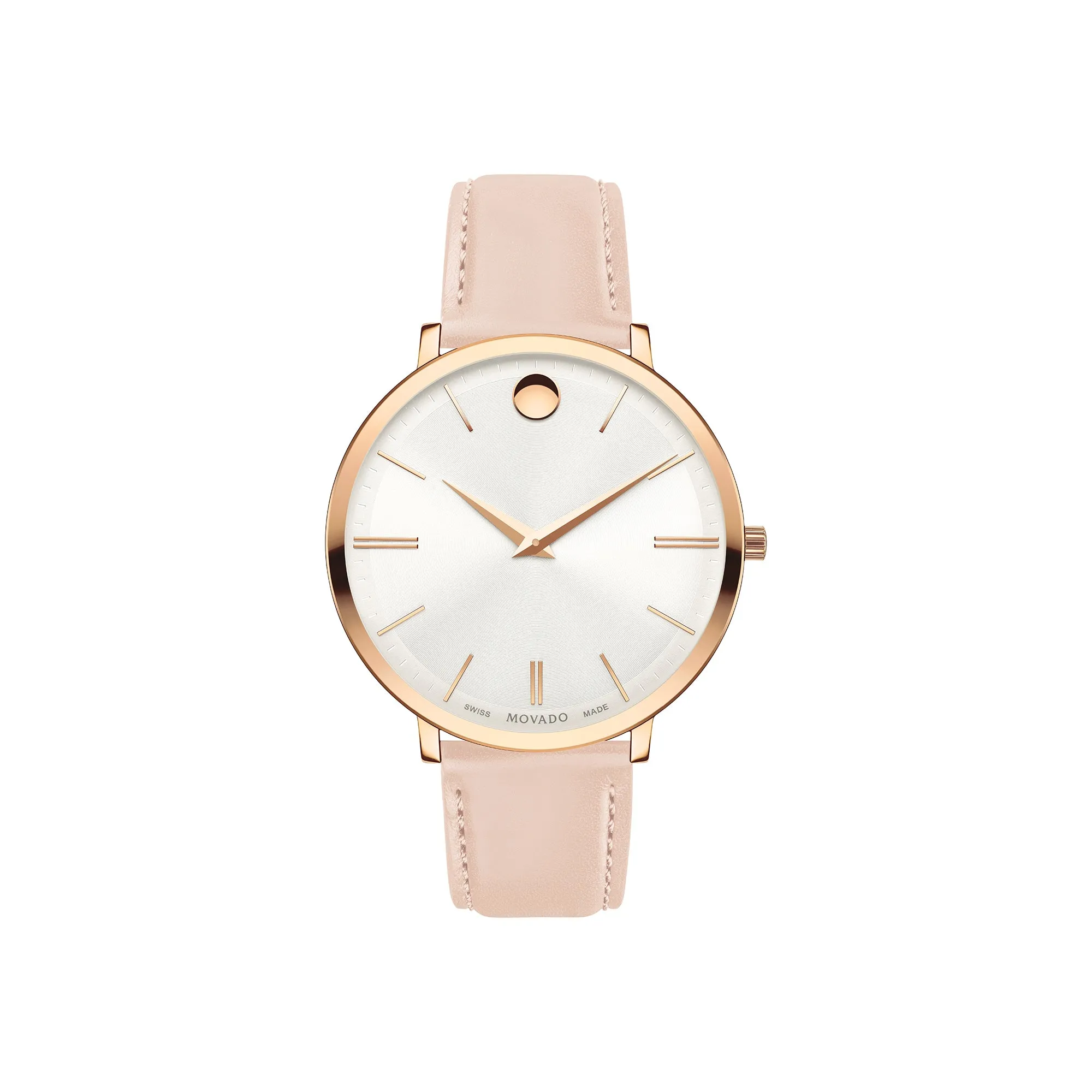 Movado Women's Watch Red Pvd Case Quartz
