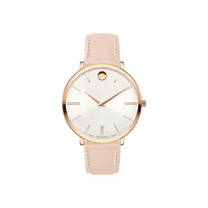 Movado Women's Watch Red Pvd Case Quartz
