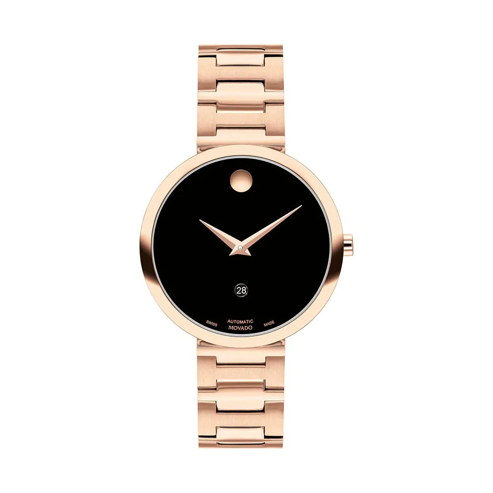 Movado Women's Watch Rose Gold Tone Case Quartz
