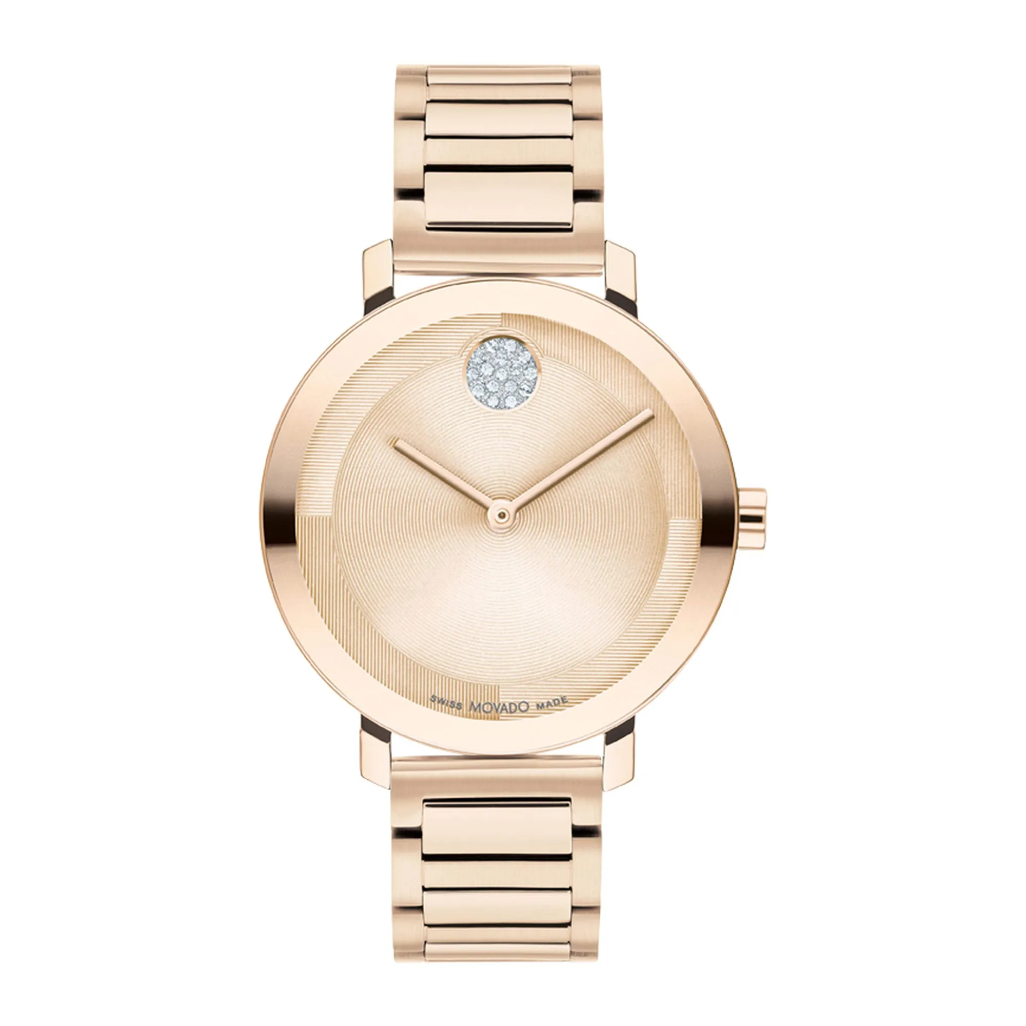 Movado Women's Watch Rose Gold Tone Case Quartz
