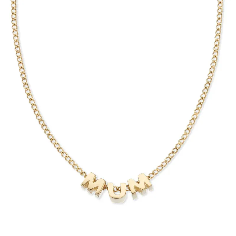 MUM LETTER NECKLACE