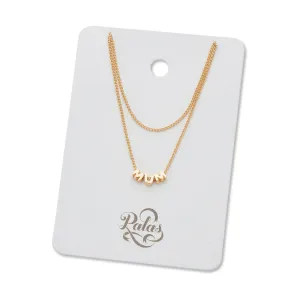 MUM LETTER NECKLACE