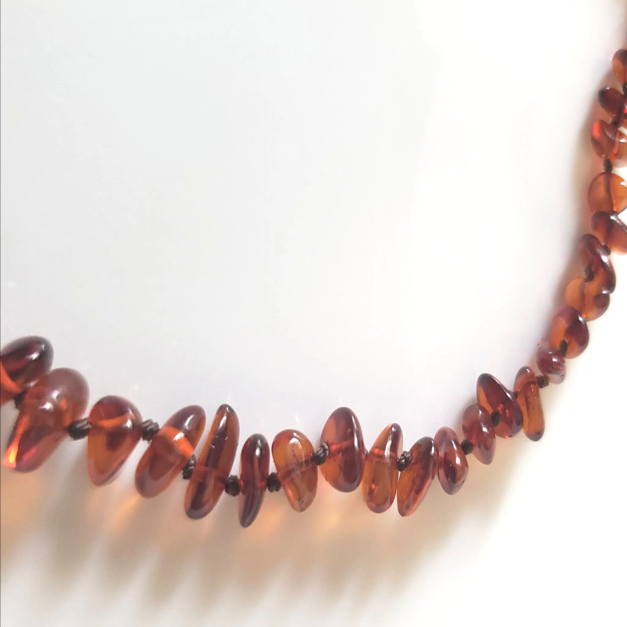 Natural Cognac Amber Baby Teething Necklace