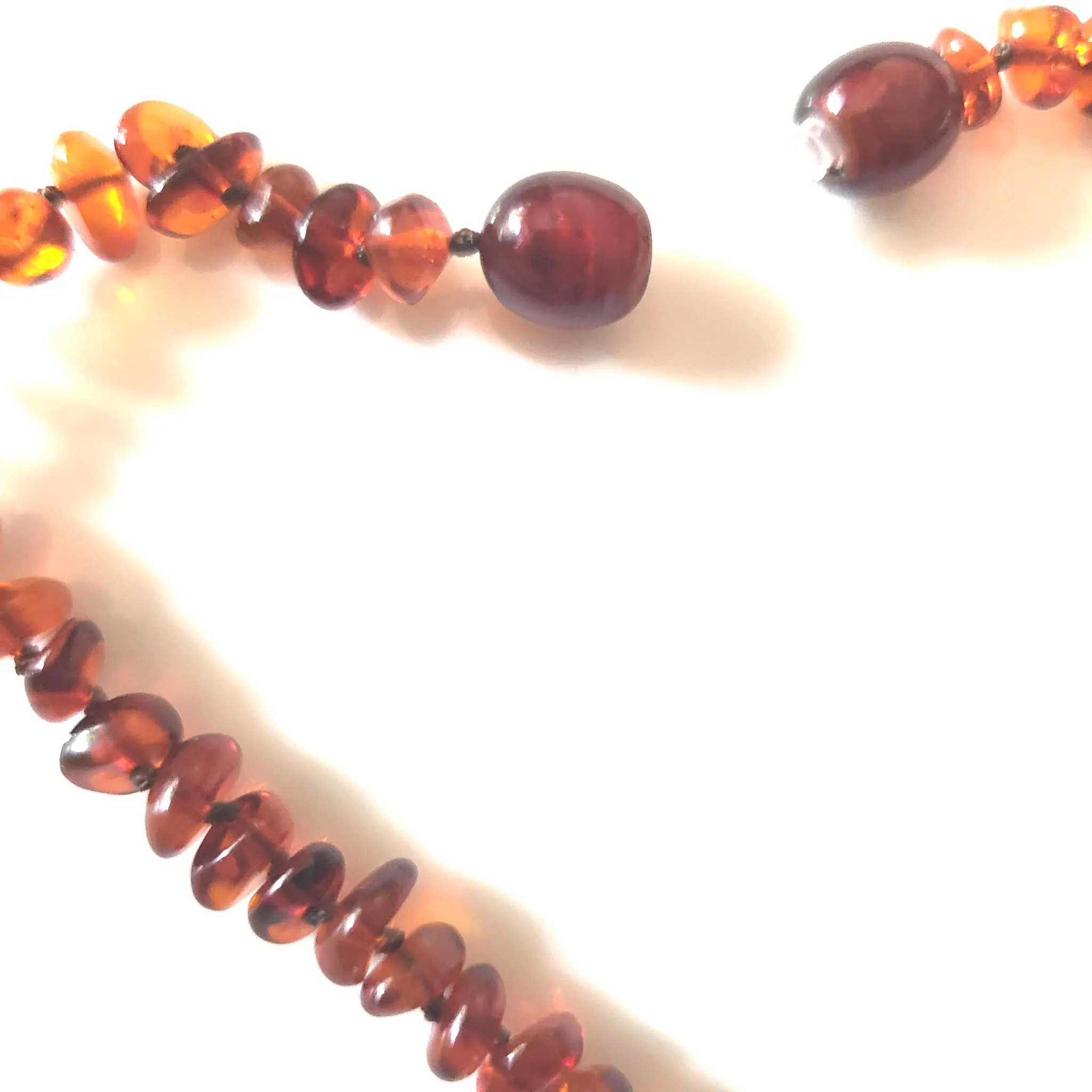 Natural Cognac Amber Baby Teething Necklace