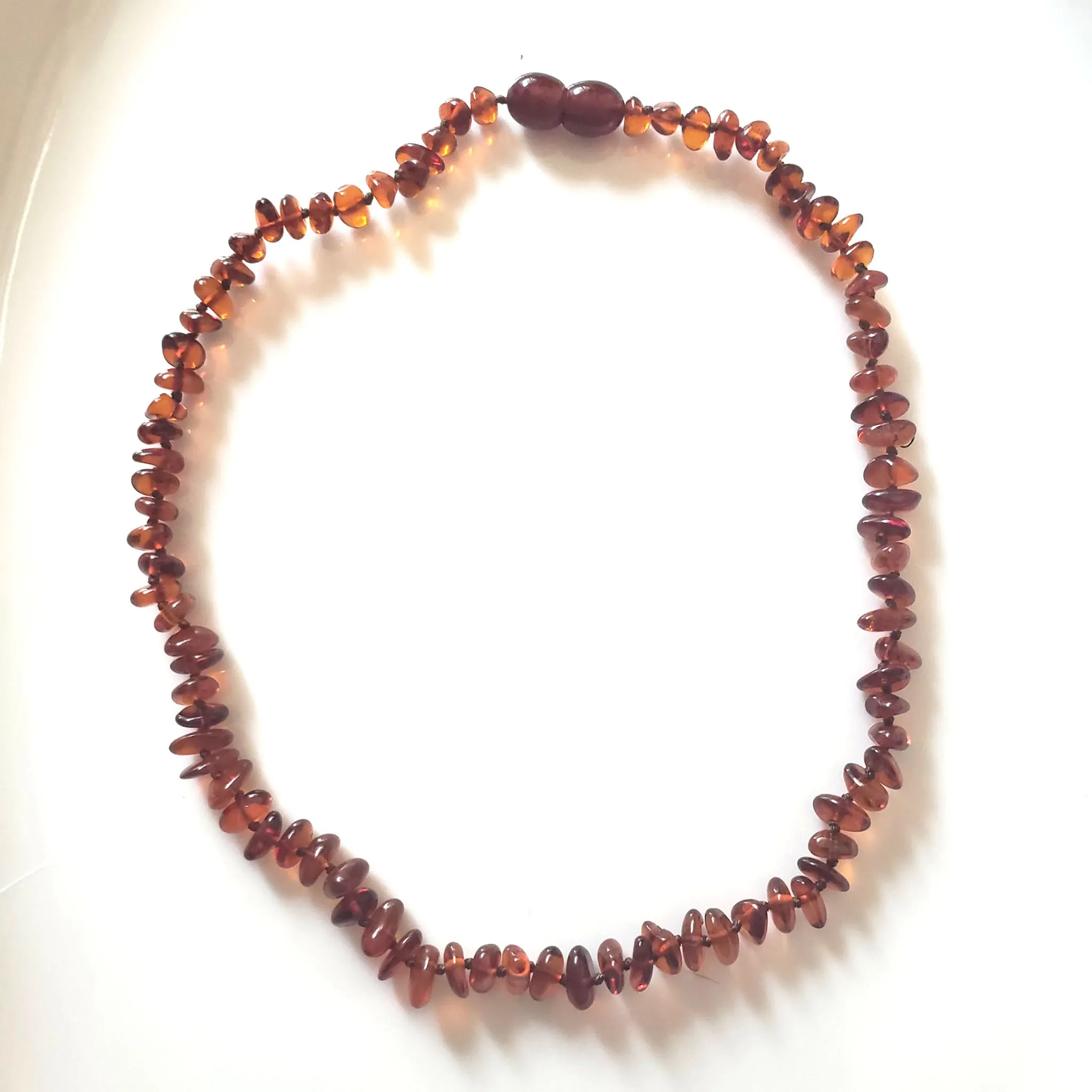 Natural Cognac Amber Baby Teething Necklace
